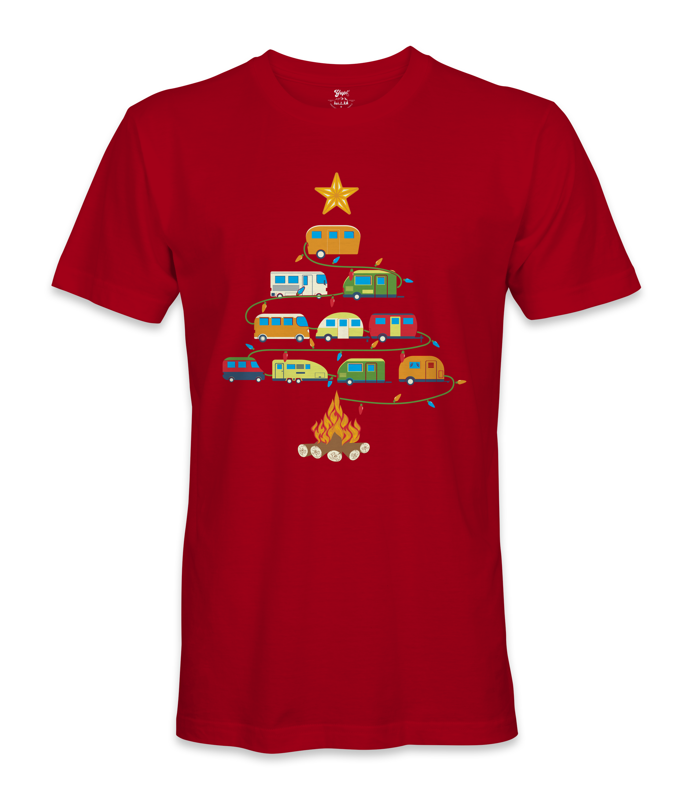 Camper Christmas Tree - RV Life - T-shirt