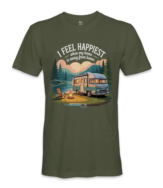 I Feel Happiest - RV Life - T-shirt