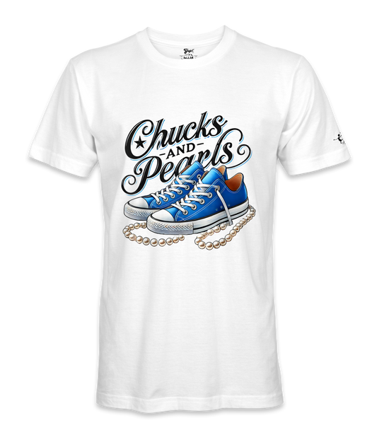 Chucks & Pearls  - Unisex T-shirt