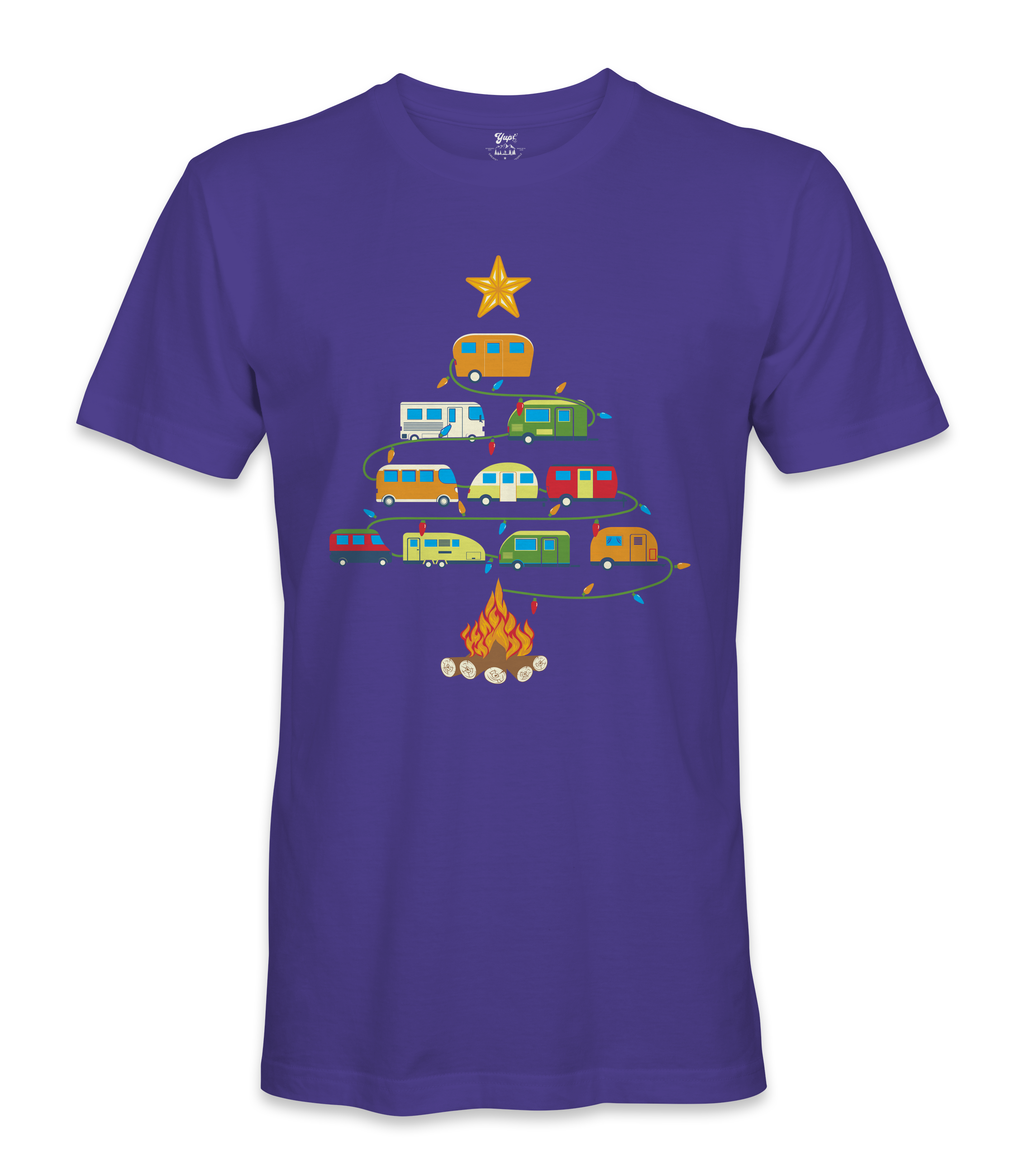 Camper Christmas Tree - RV Life - T-shirt