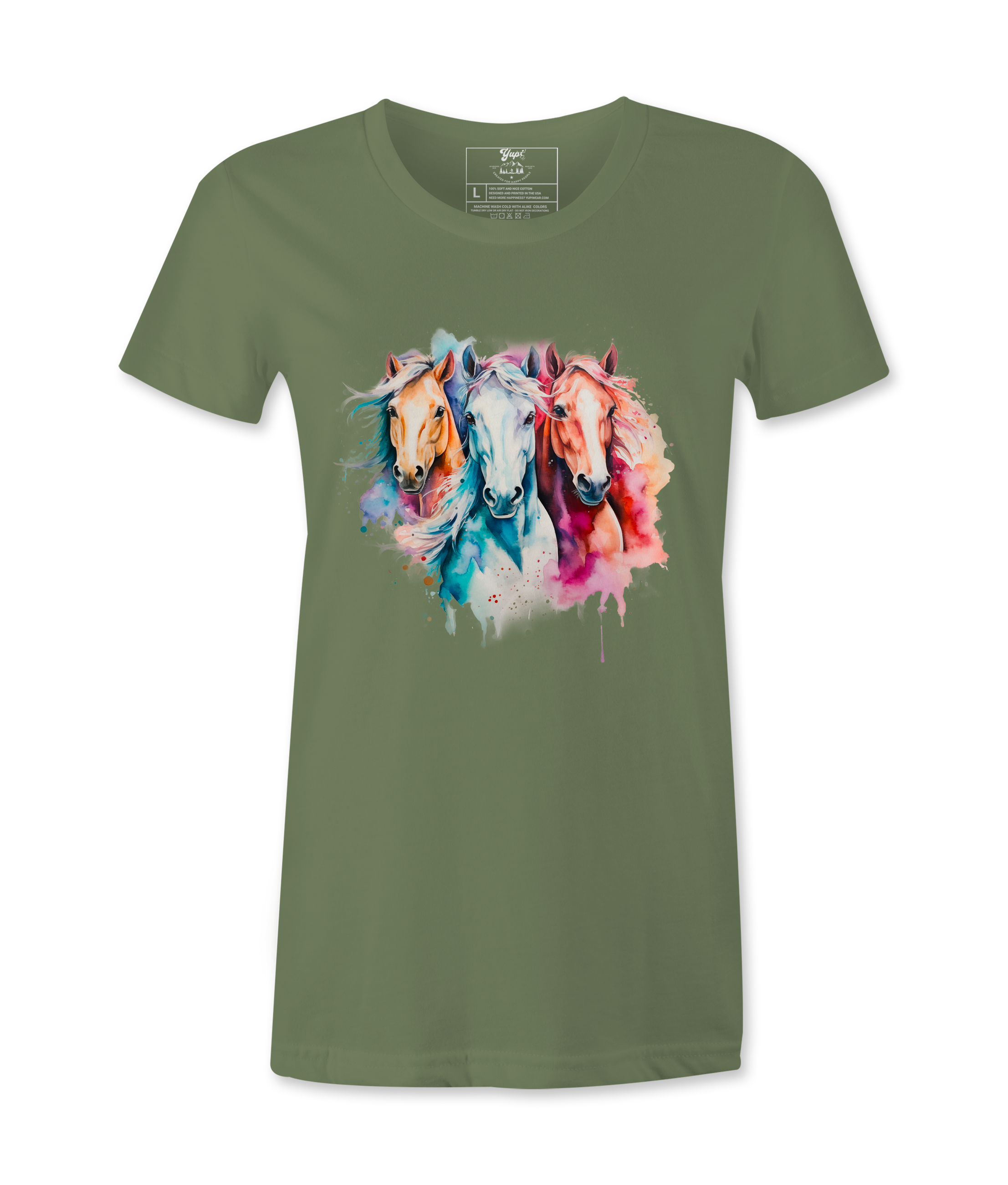 3 Horses - T-shirt