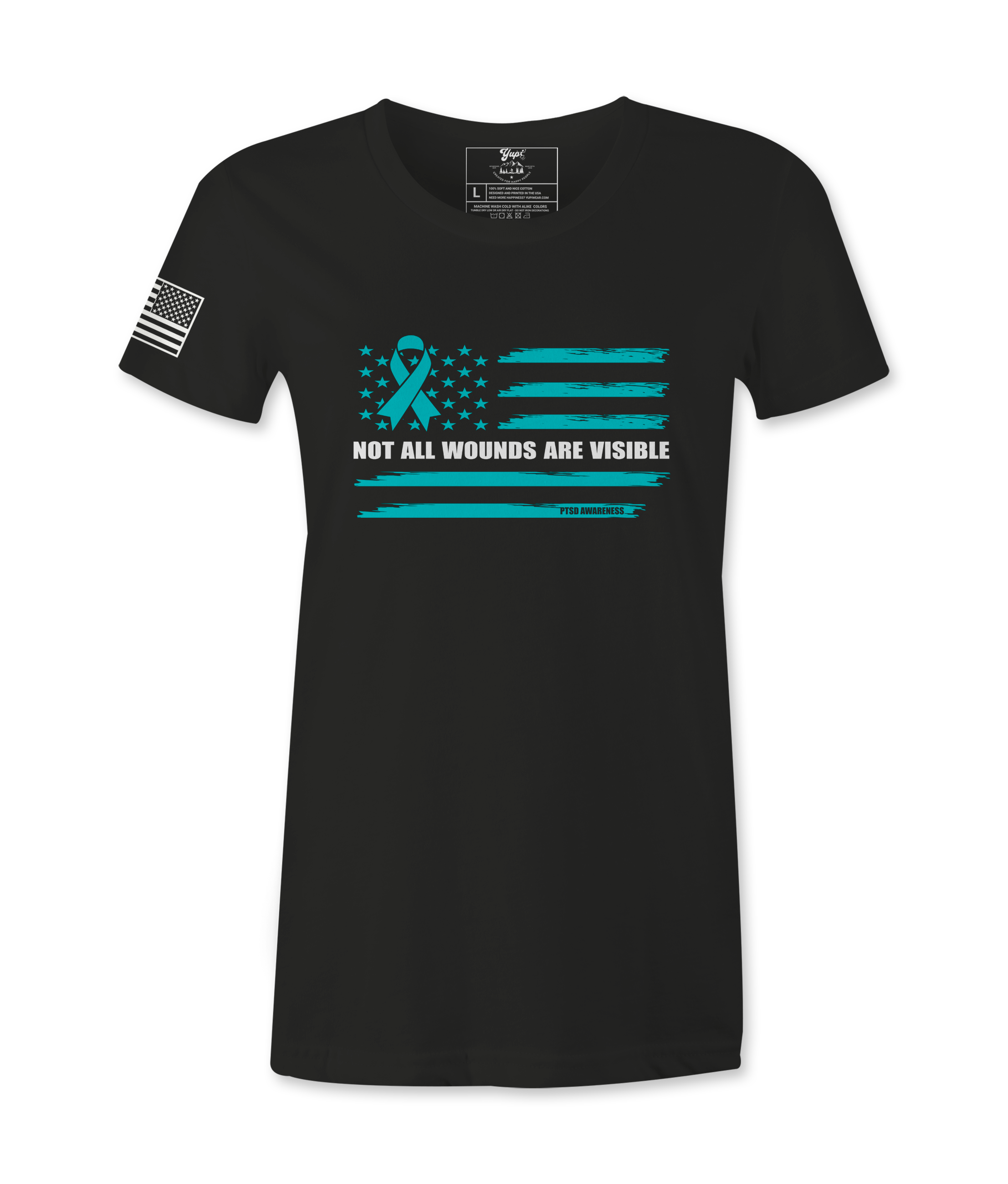 Not All Wounds Are Visible - Female  T-Shirt
