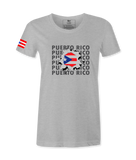 Puerto Rico Flag Female T-shirt