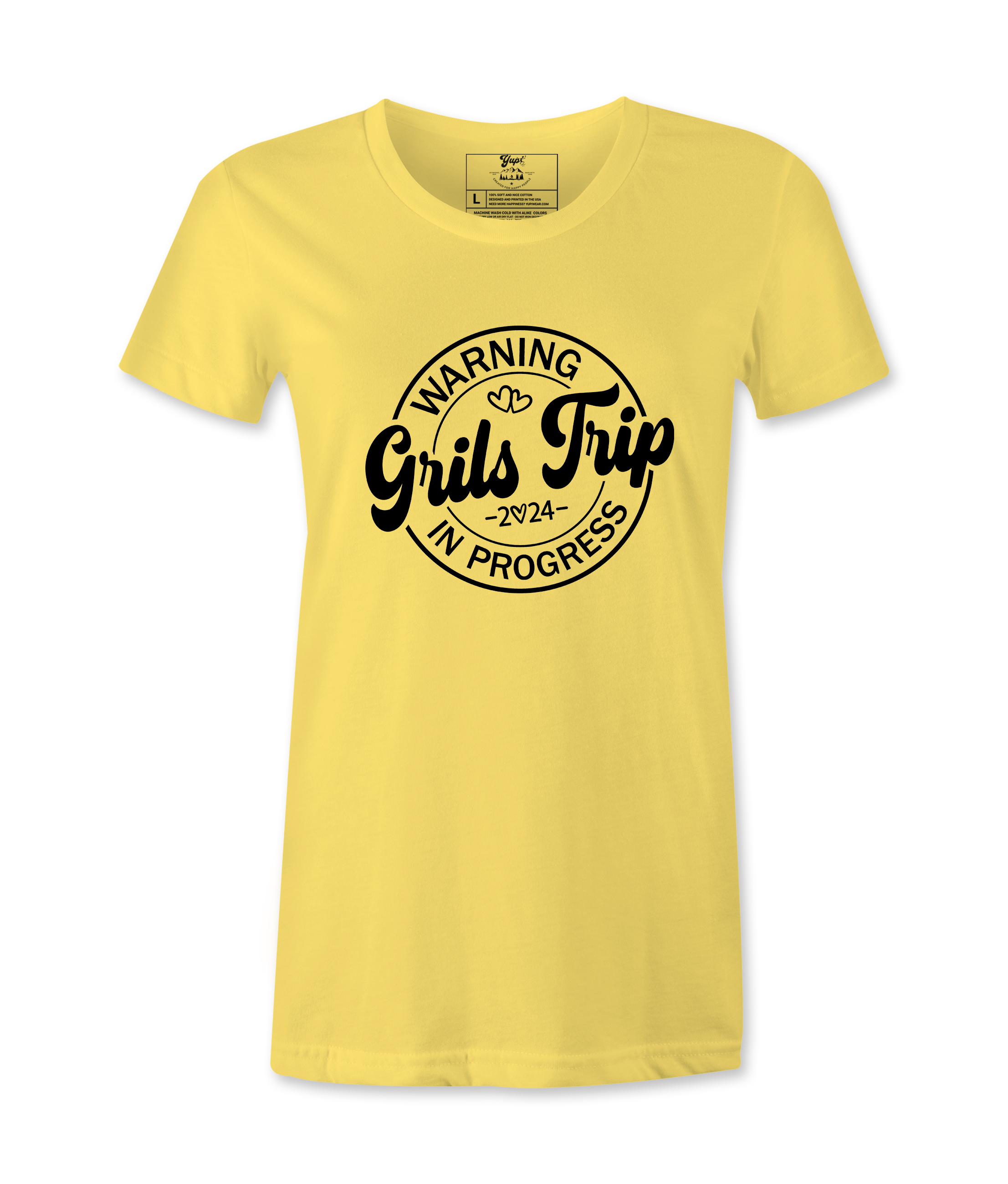 Warning Girls Trip 2024 - T-shirt