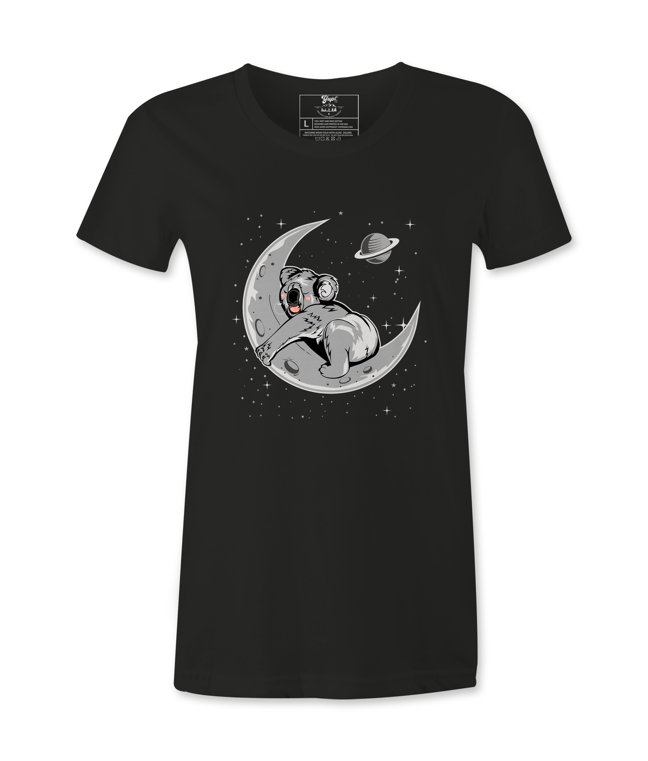 Bear On The Moon - T-shirt