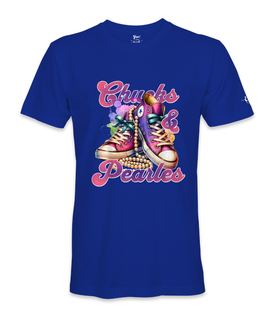Chucks & Pearls  - Unisex T-shirt