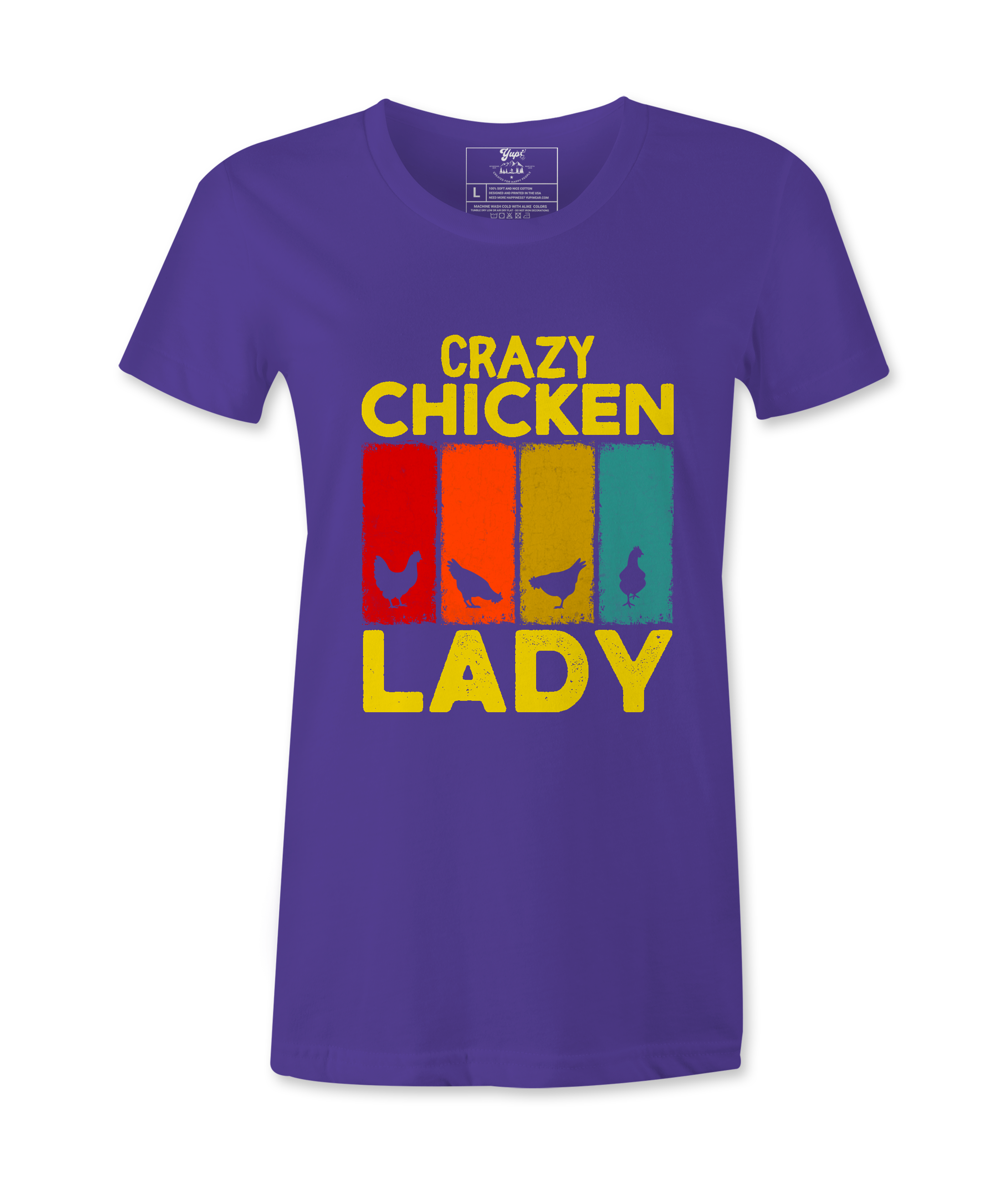 Crazy Chicken Lady - T-Shirt