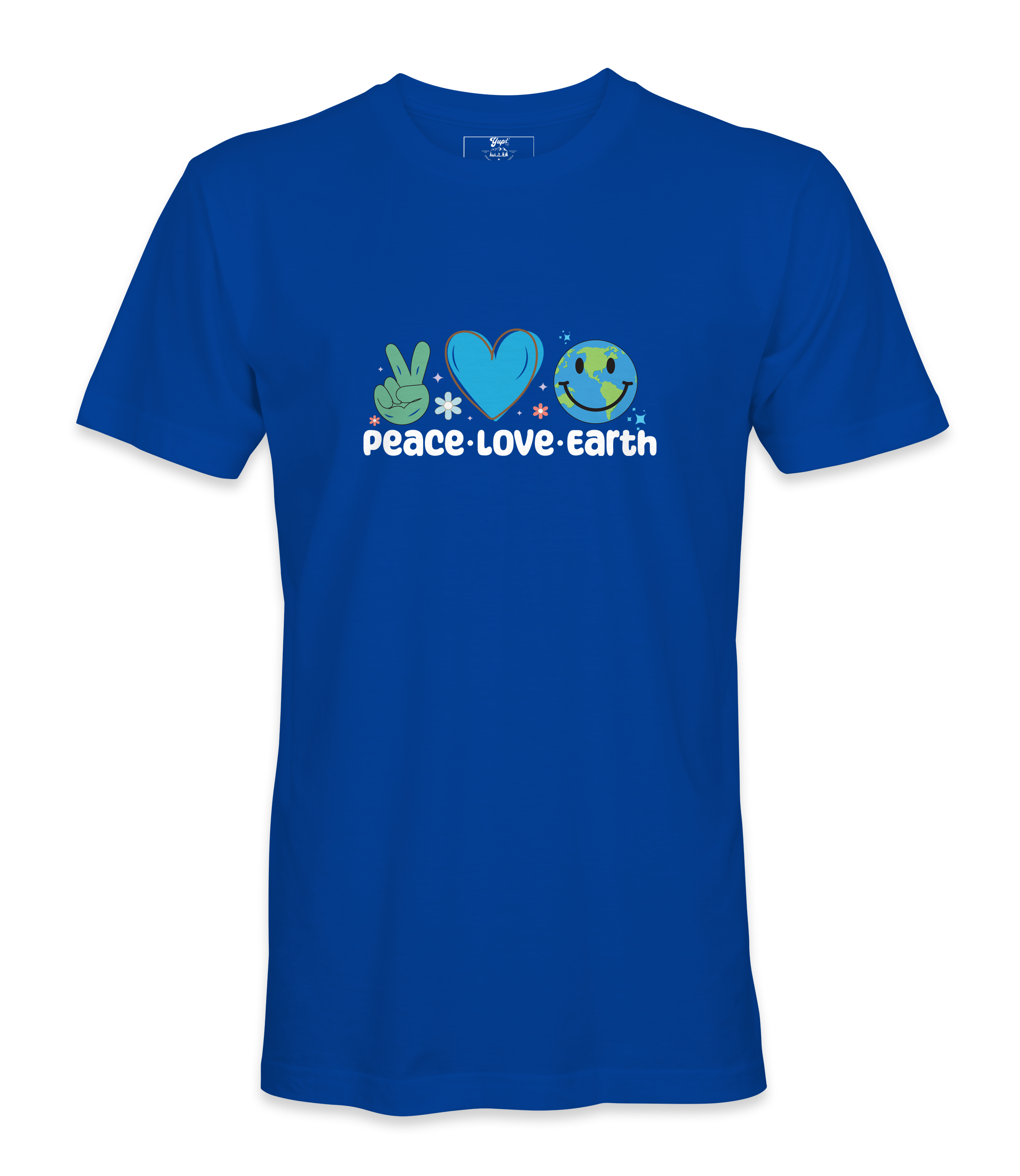 Peace, Love, Earth - T-shirt