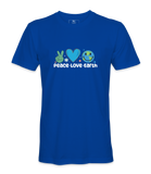Peace, Love, Earth - T-shirt