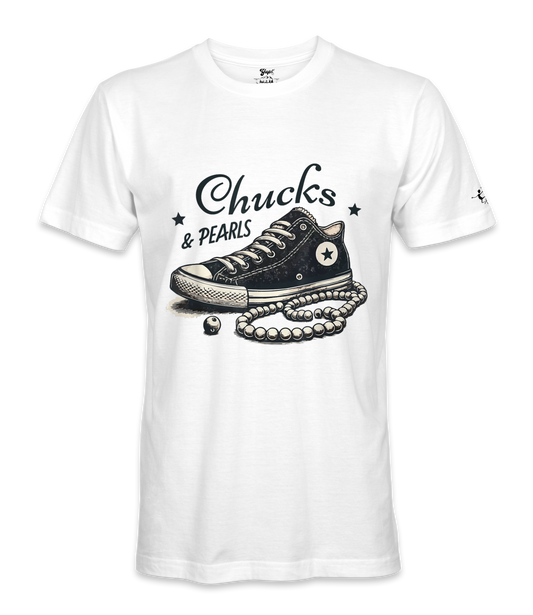 Chucks & Pearls  - Unisex T-shirt
