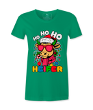 Ho Ho Ho  Heifer  - T-Shirt