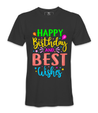 Happy Birthday And Best Wishes - T-shirt