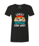 Crazy Cow Lady  - T-Shirt