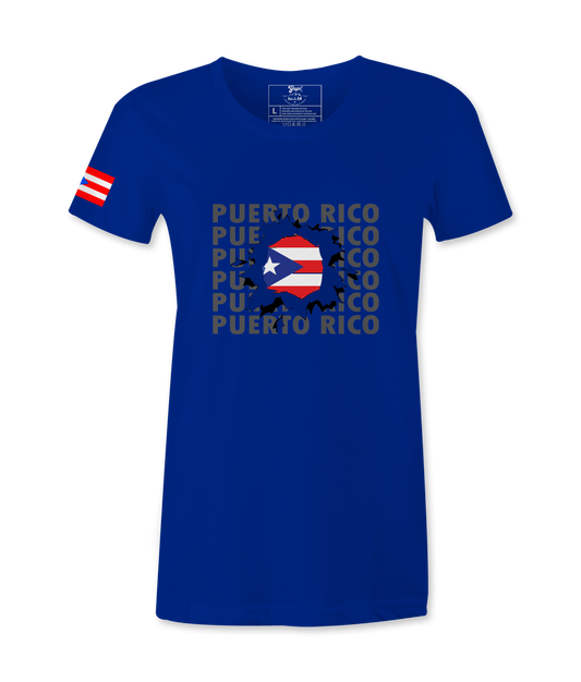Puerto Rico Flag Female T-shirt