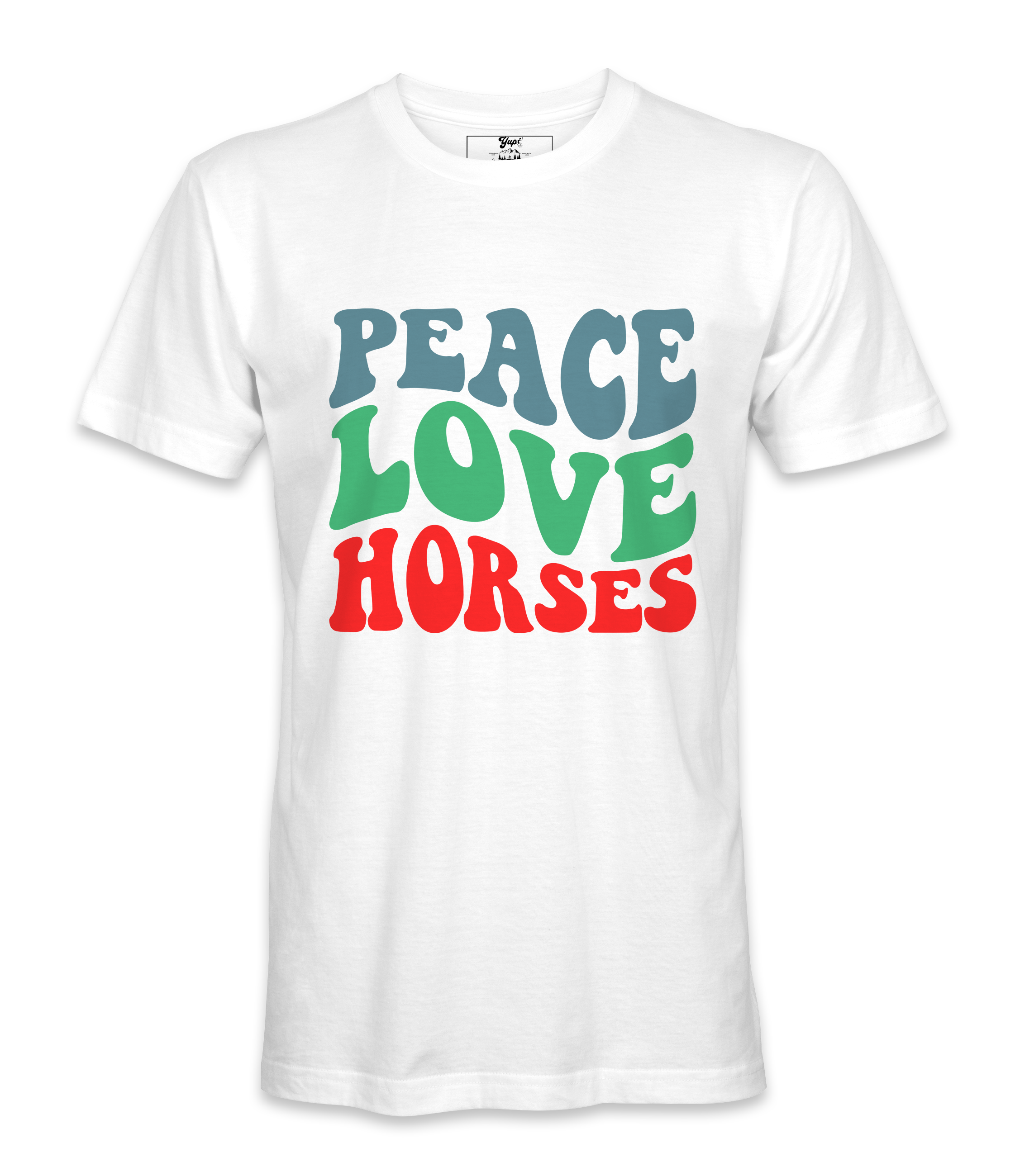 Peace Love  Horses - T-shirt