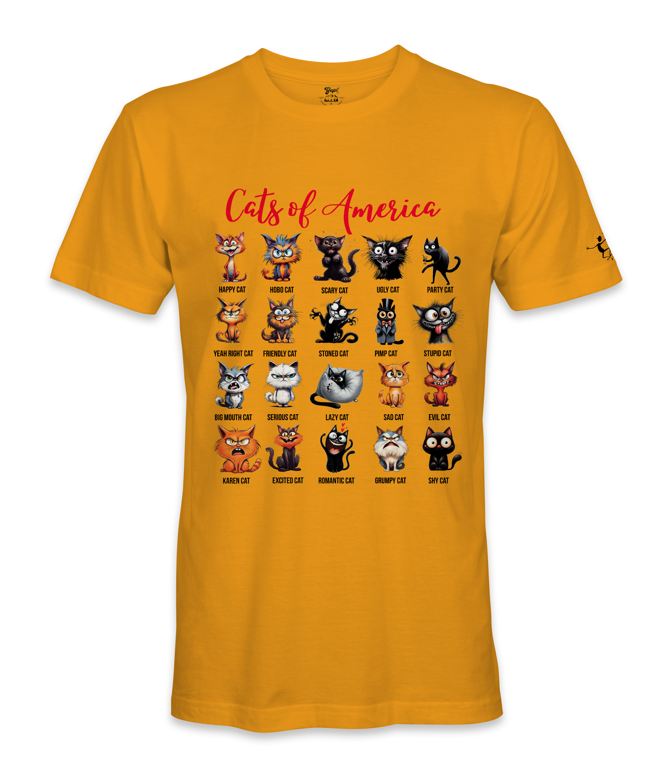 Cats Of America - T-shirt