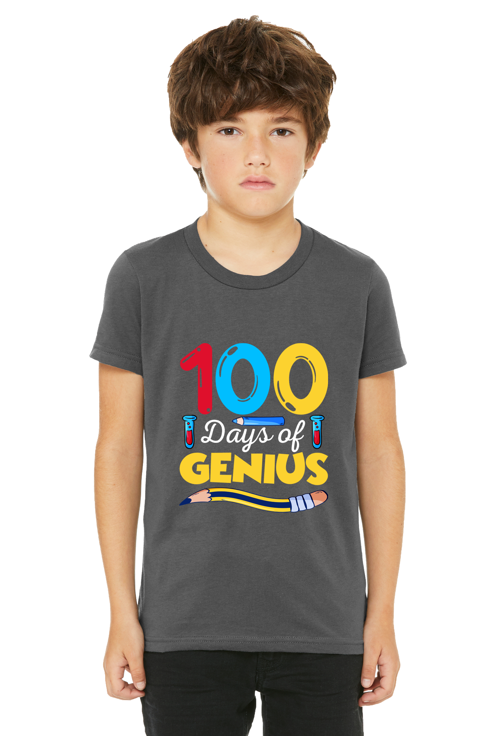 100 Days Of Genius Unisex Youth T-Shirt