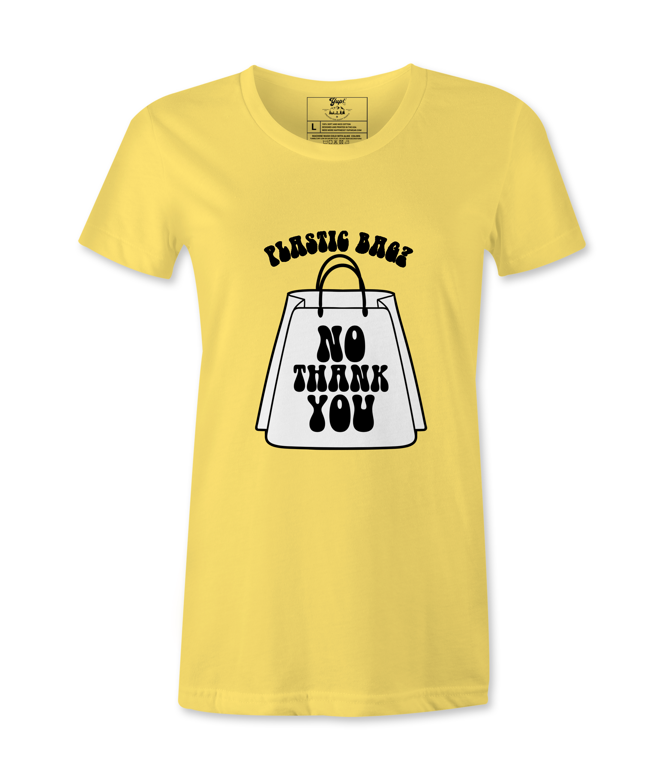 Plastic Bags No Thank You - T-shirt