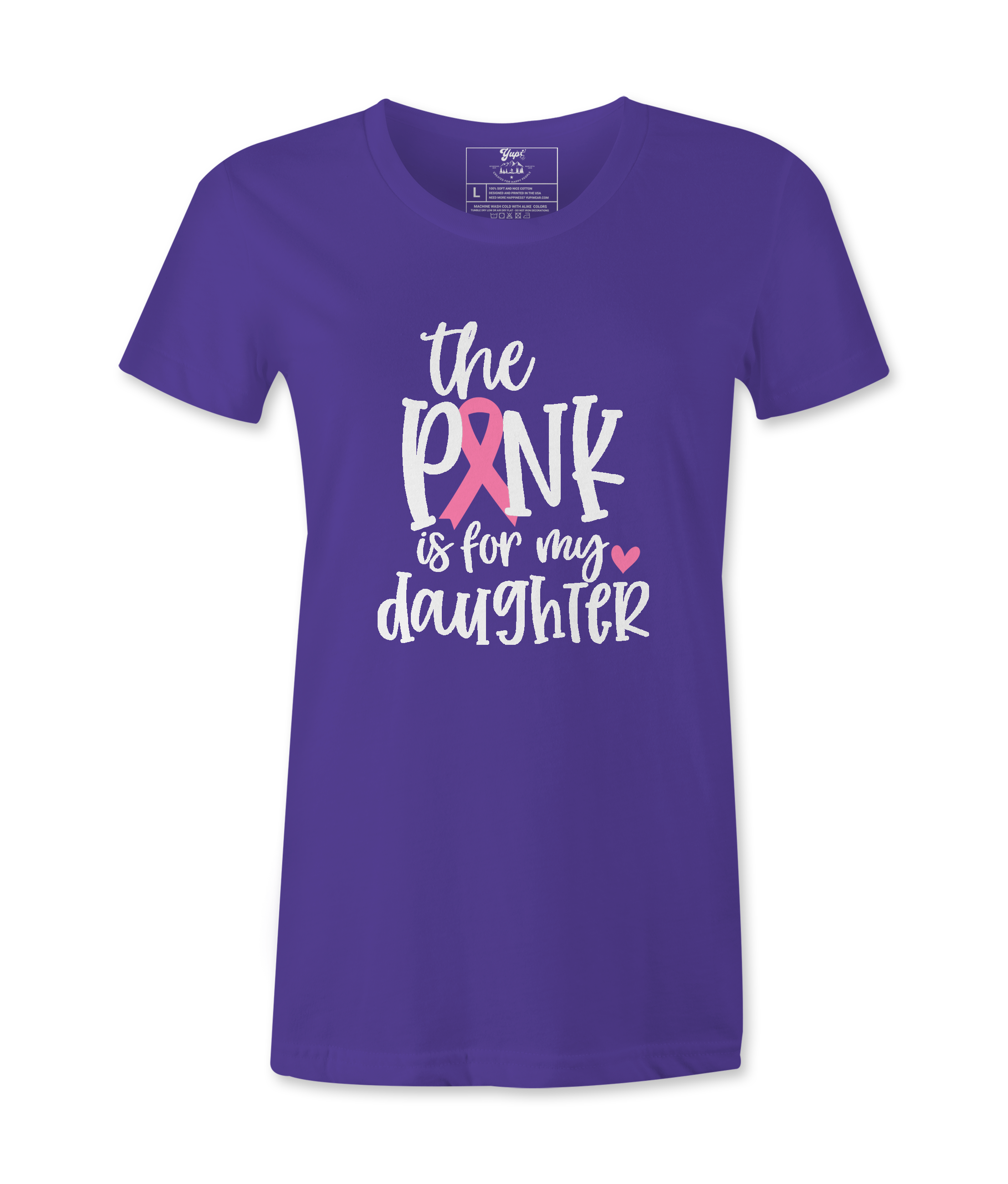 The Pink Is For My Daughter - T-shirt