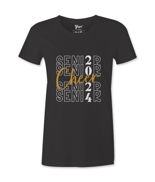Cheer  Senior  2024 Female t-shirt