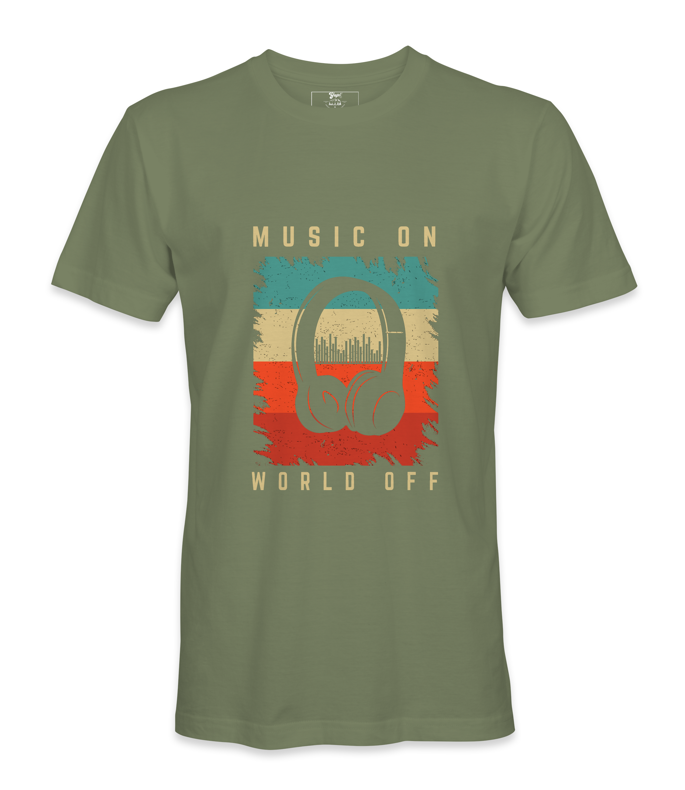 Music ON World Off - T-shirt