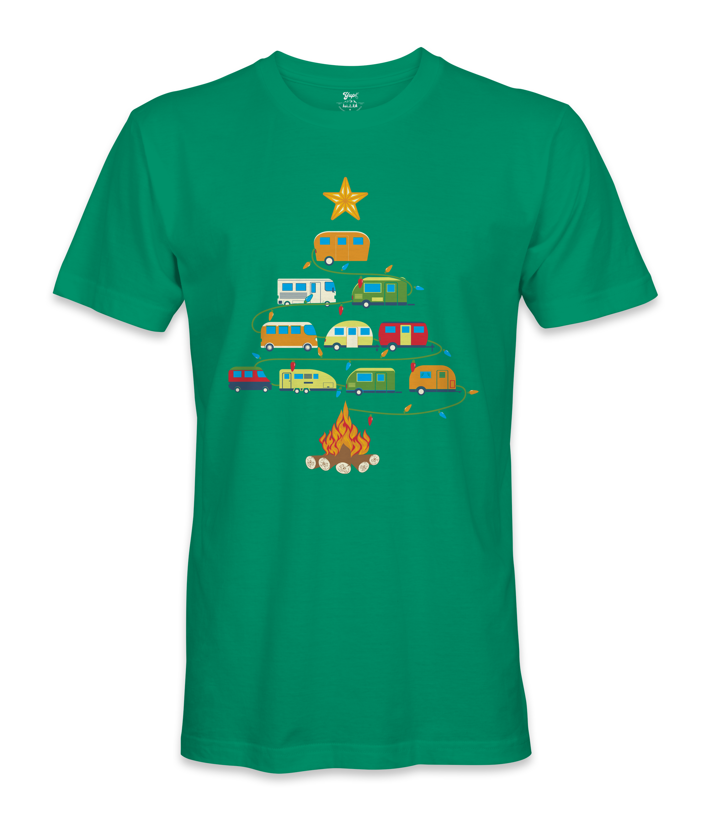 Camper Christmas Tree - RV Life - T-shirt