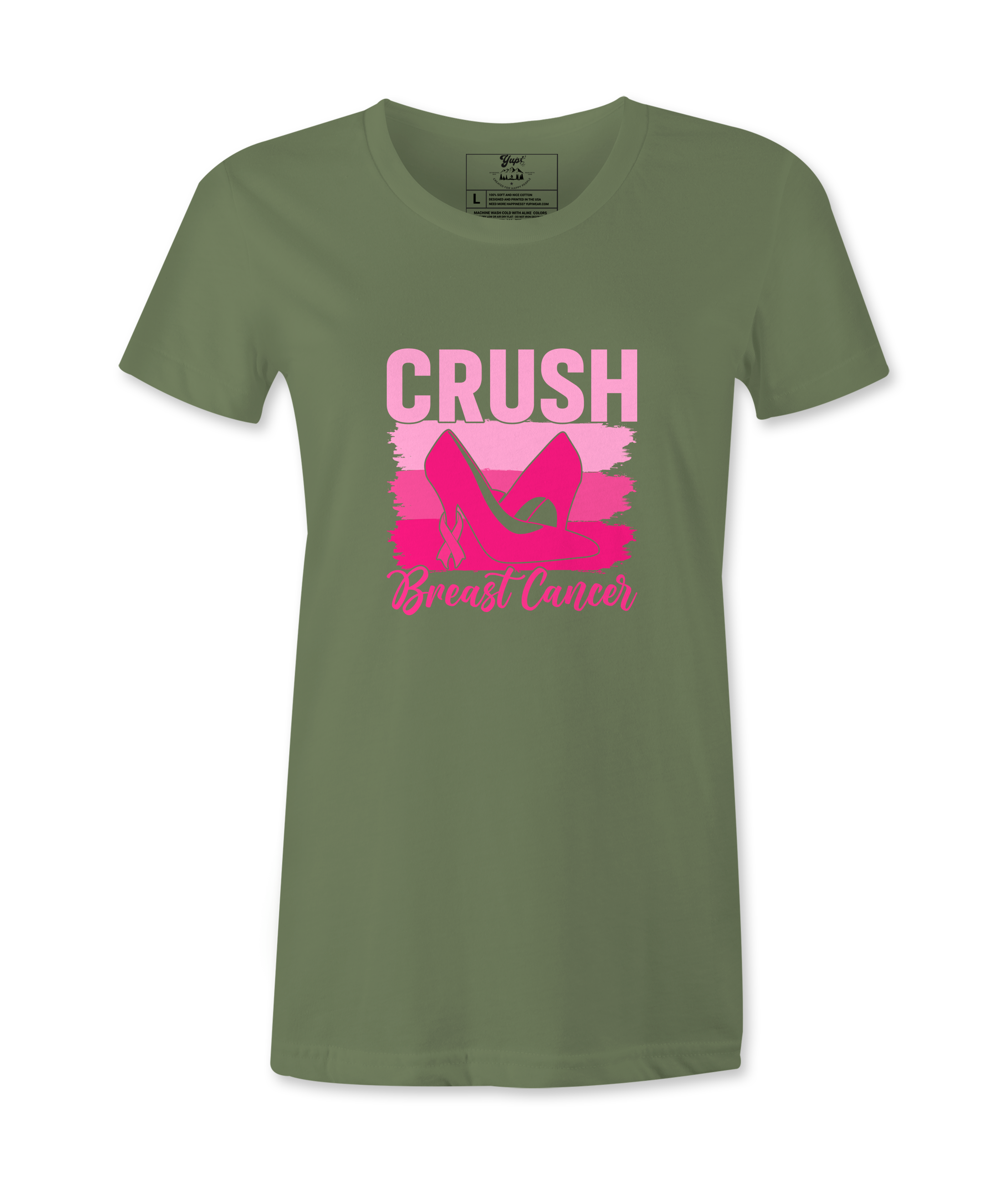 Crush Breast Cancer  - T-shirt