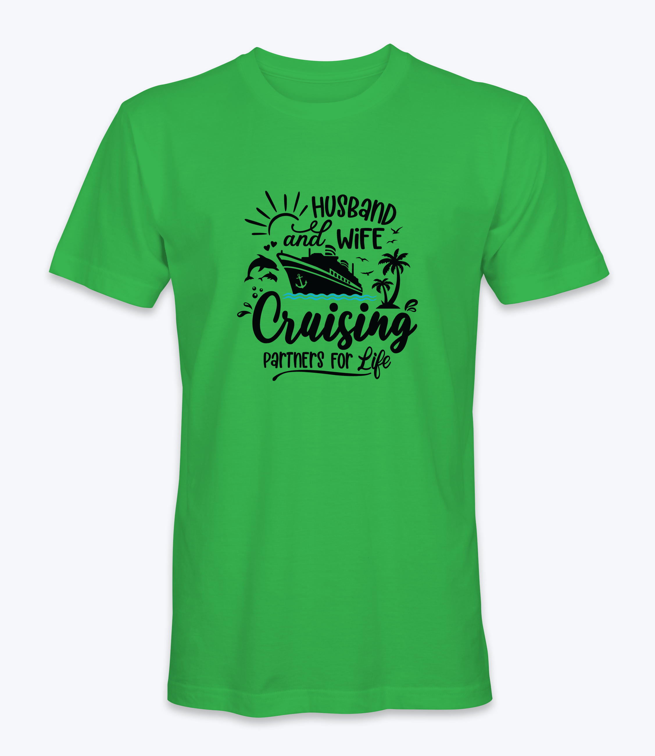 Husband and Wife Cruising Partners For Life T-Shirt