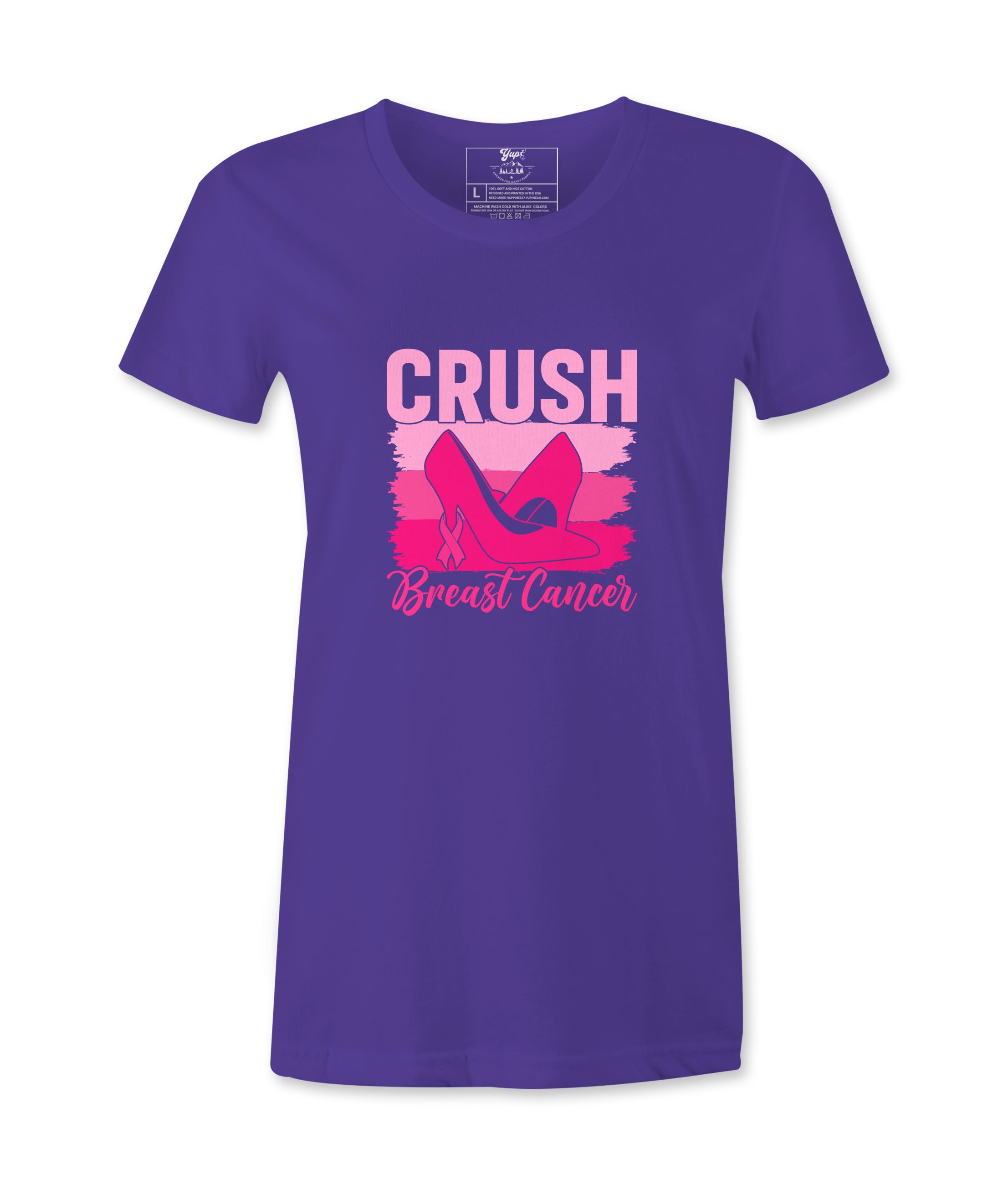 Crush Breast Cancer  - T-shirt