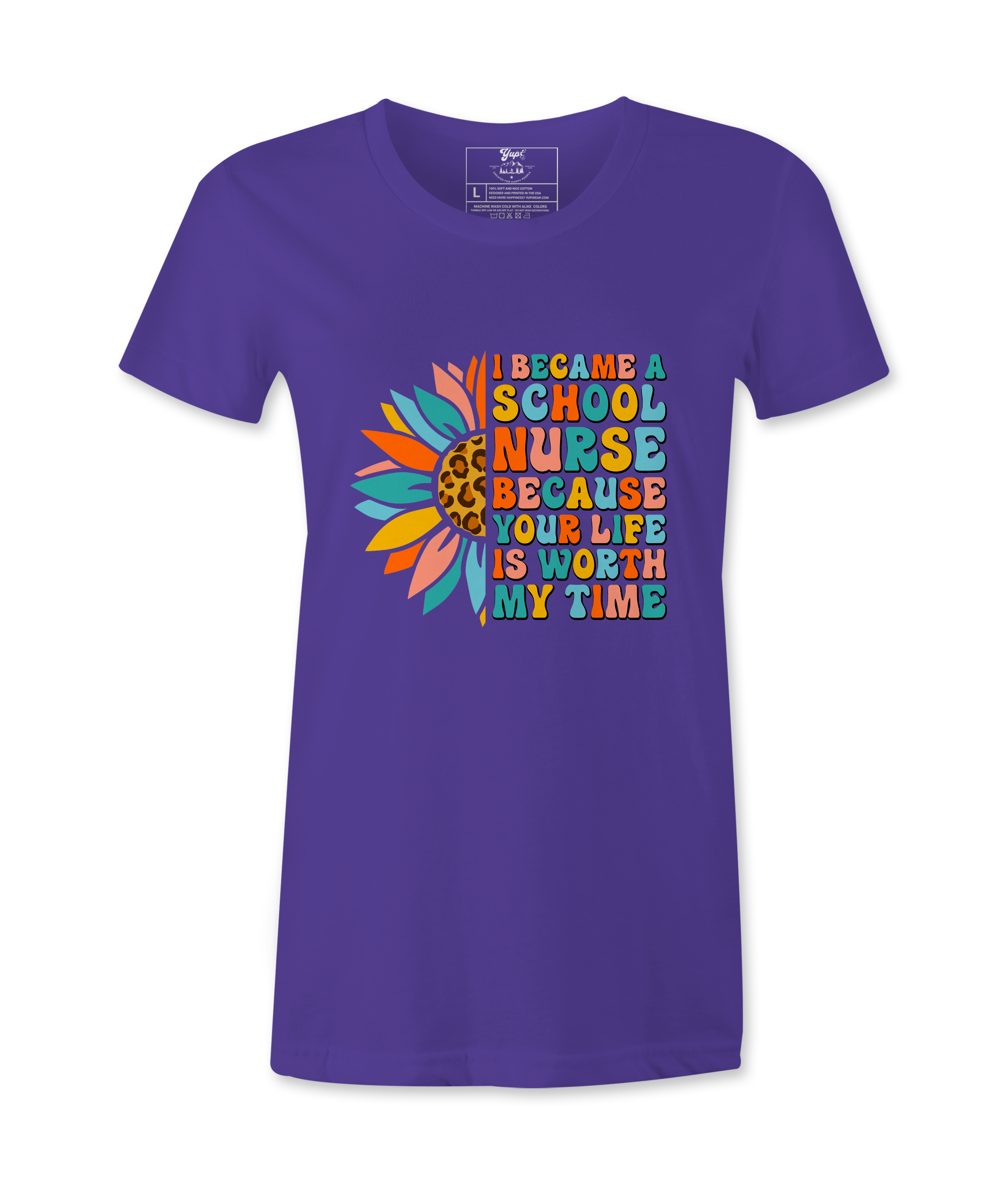 I Became School Nurse - T-shirt