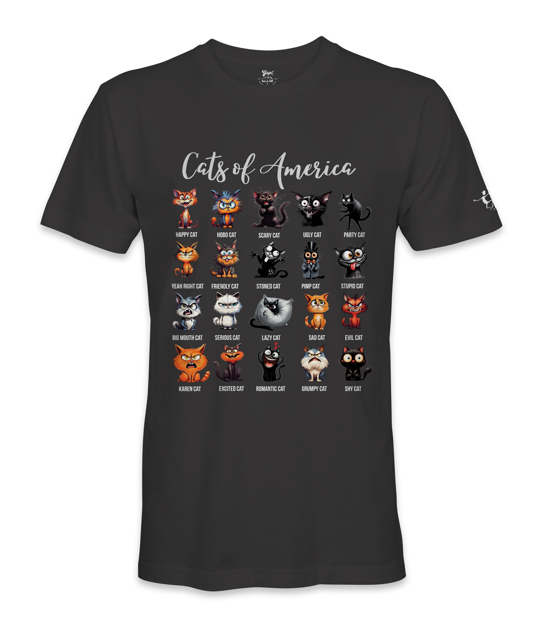 Cats Of America - T-shirt