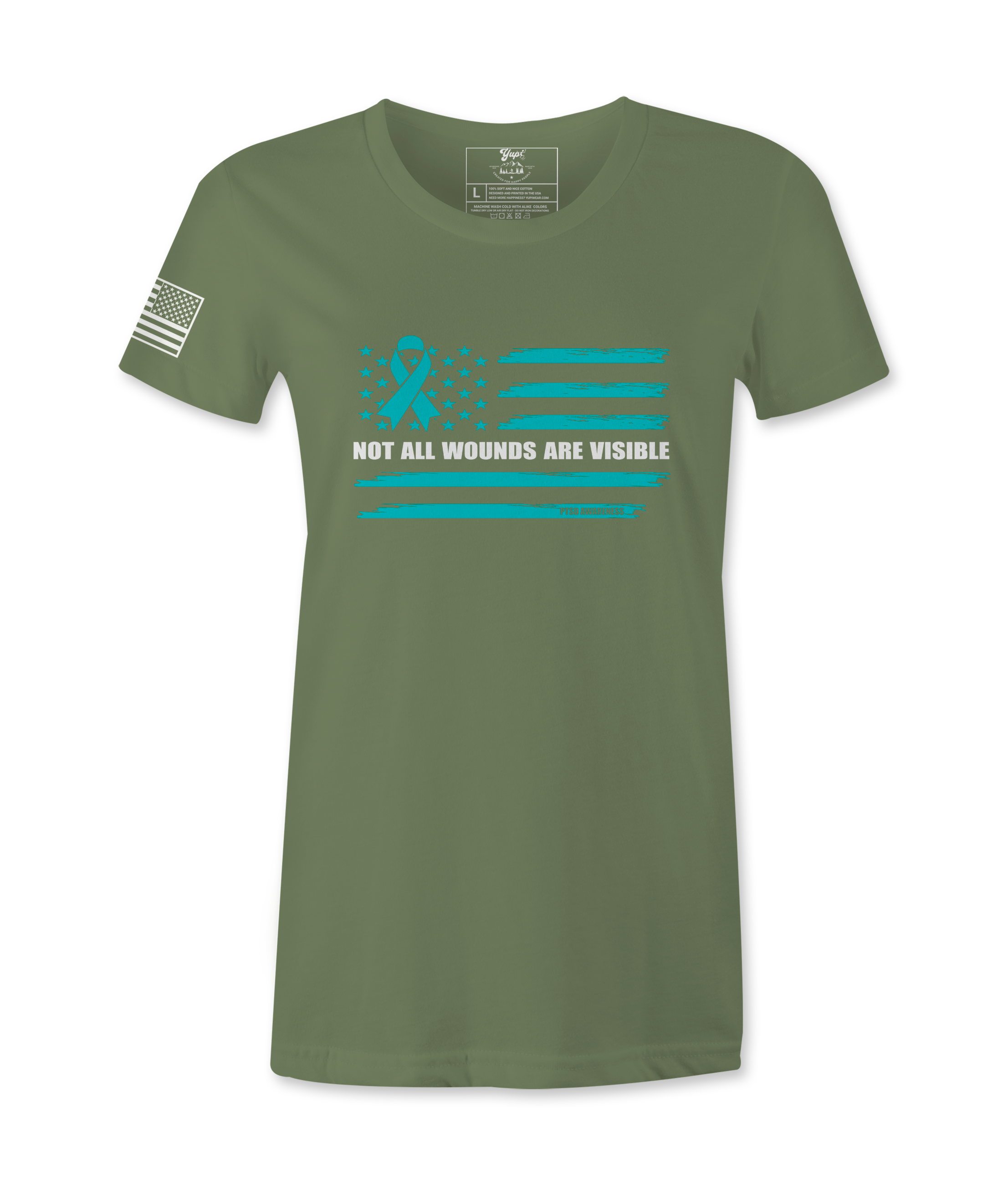 Not All Wounds Are Visible - Female  T-Shirt
