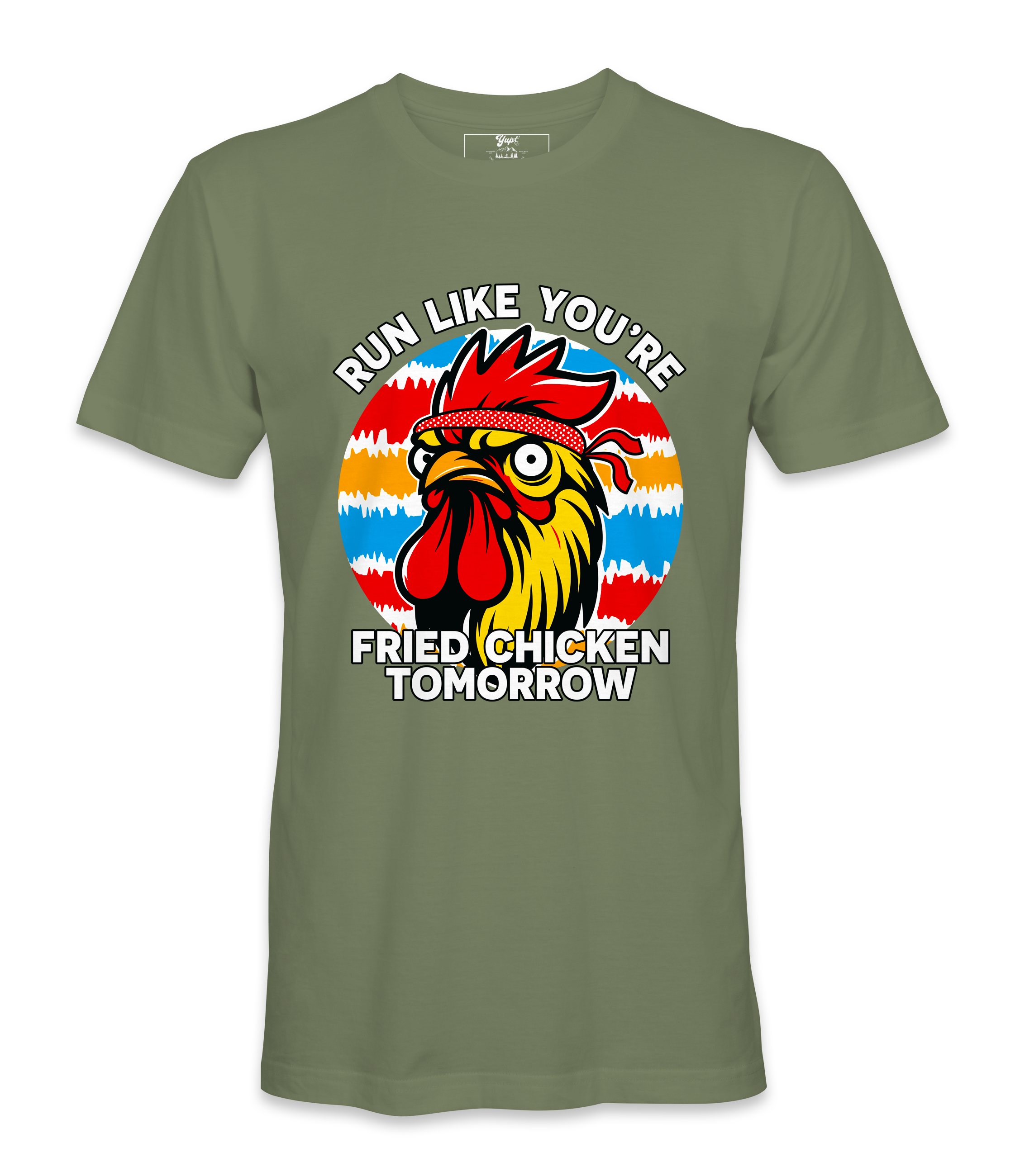 Run Like You're Friend Chicken - T-Shirt