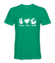 Peace, Love, Earth - T-shirt