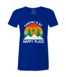 Camping Is My Happy Place - T-shirt