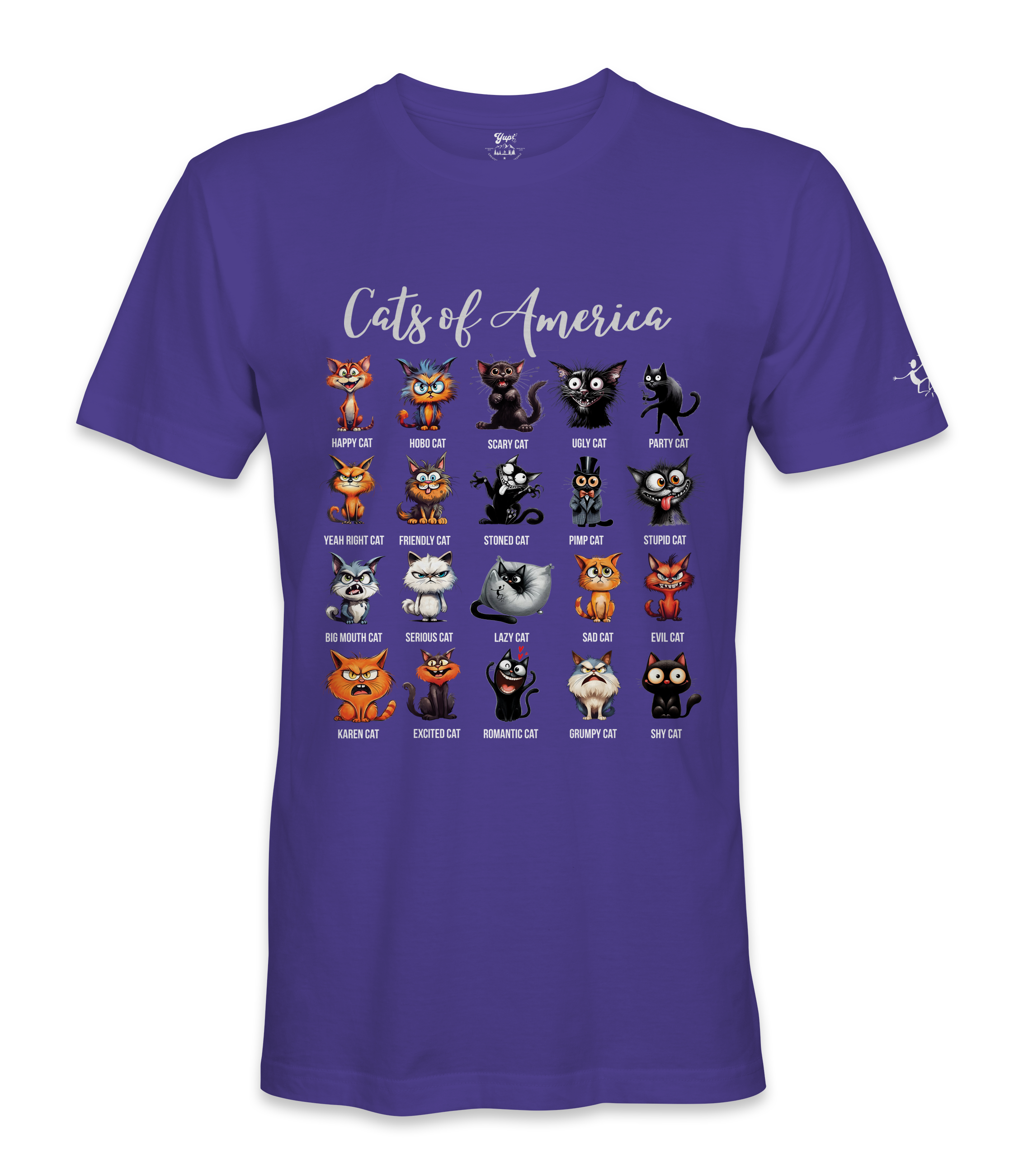 Cats Of America - T-shirt