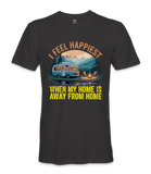 I Feel Happiest - RV Life - T-shirt