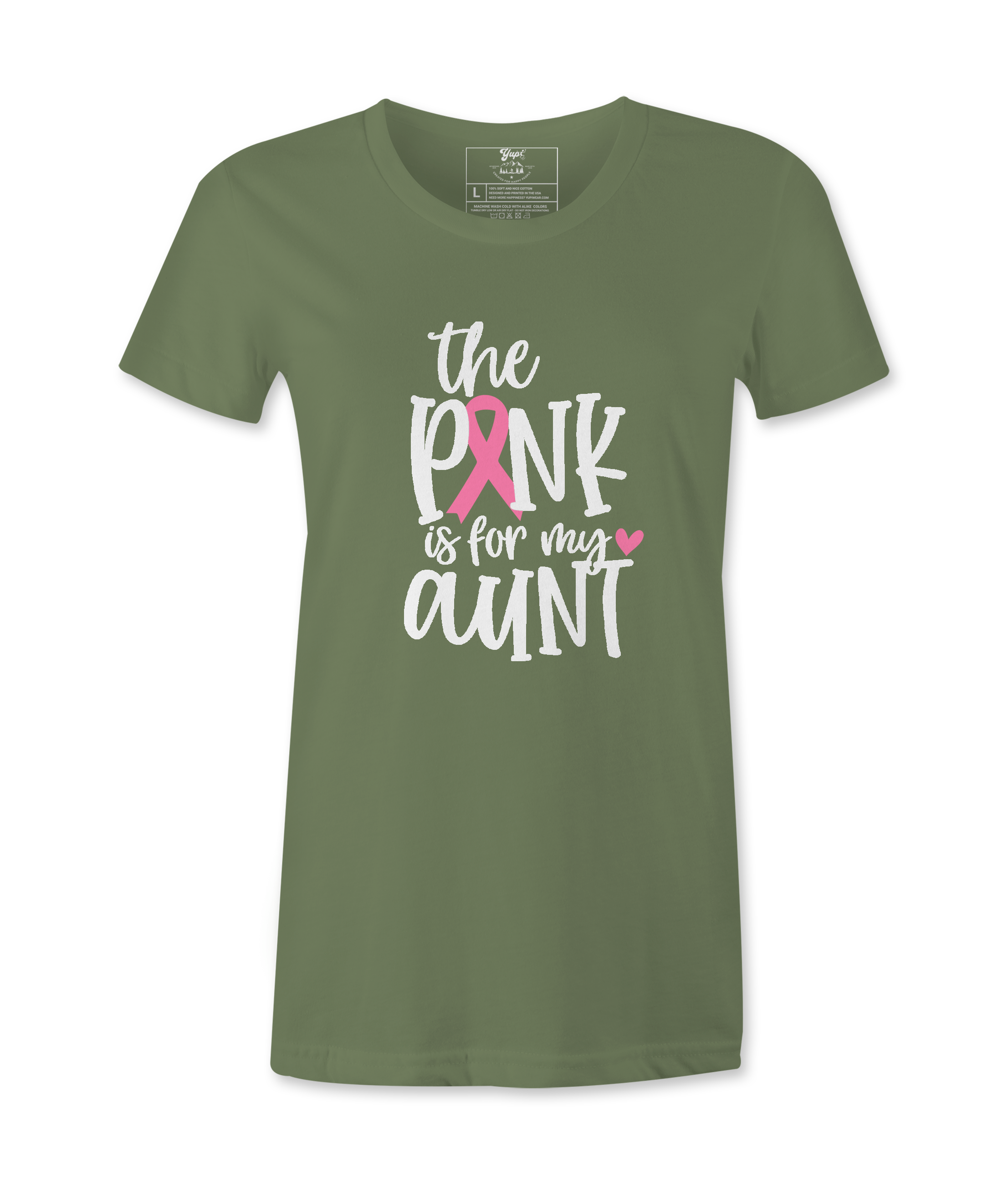 The Pink Is For My Aunt - T-shirt