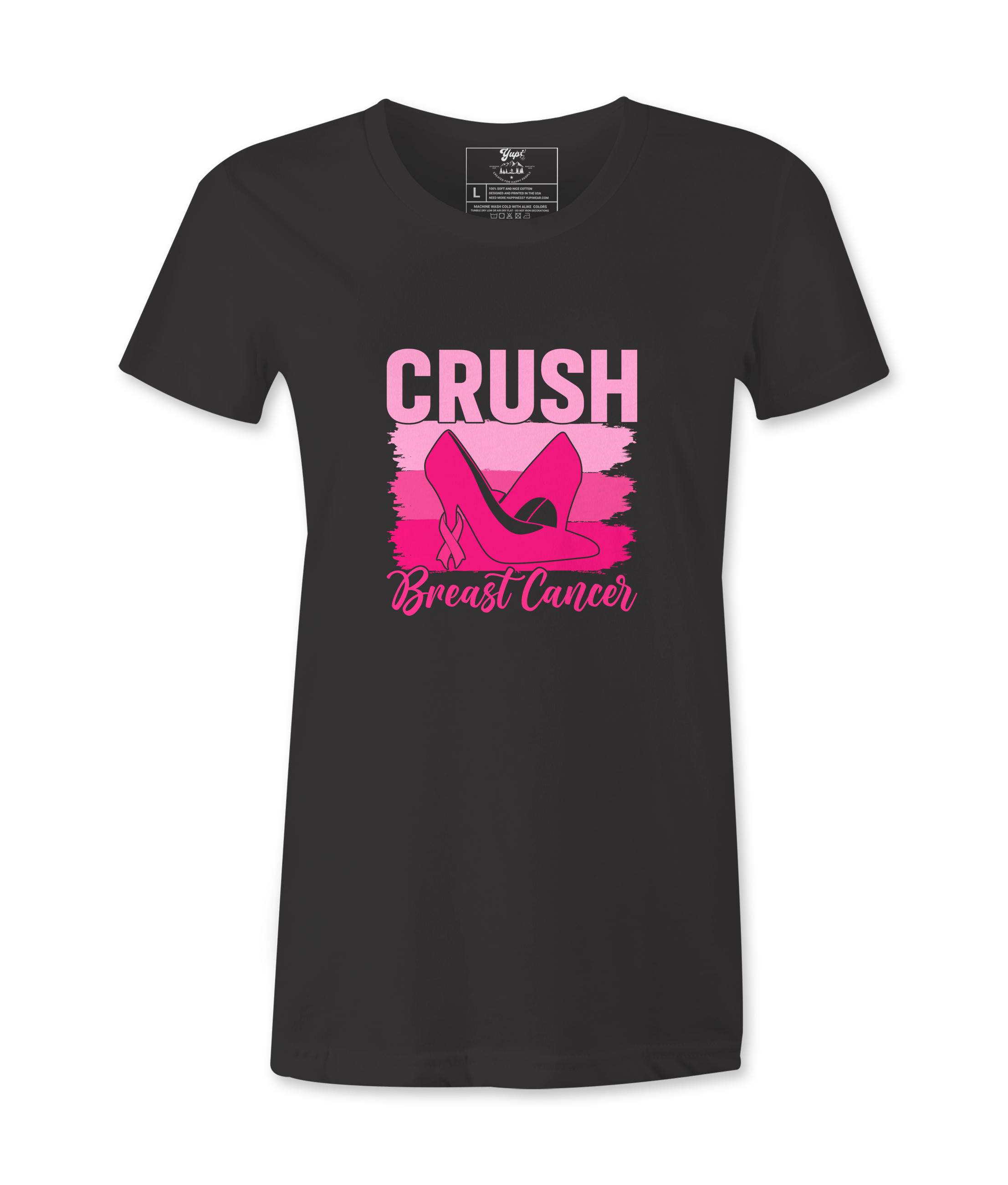 Crush Breast Cancer  - T-shirt