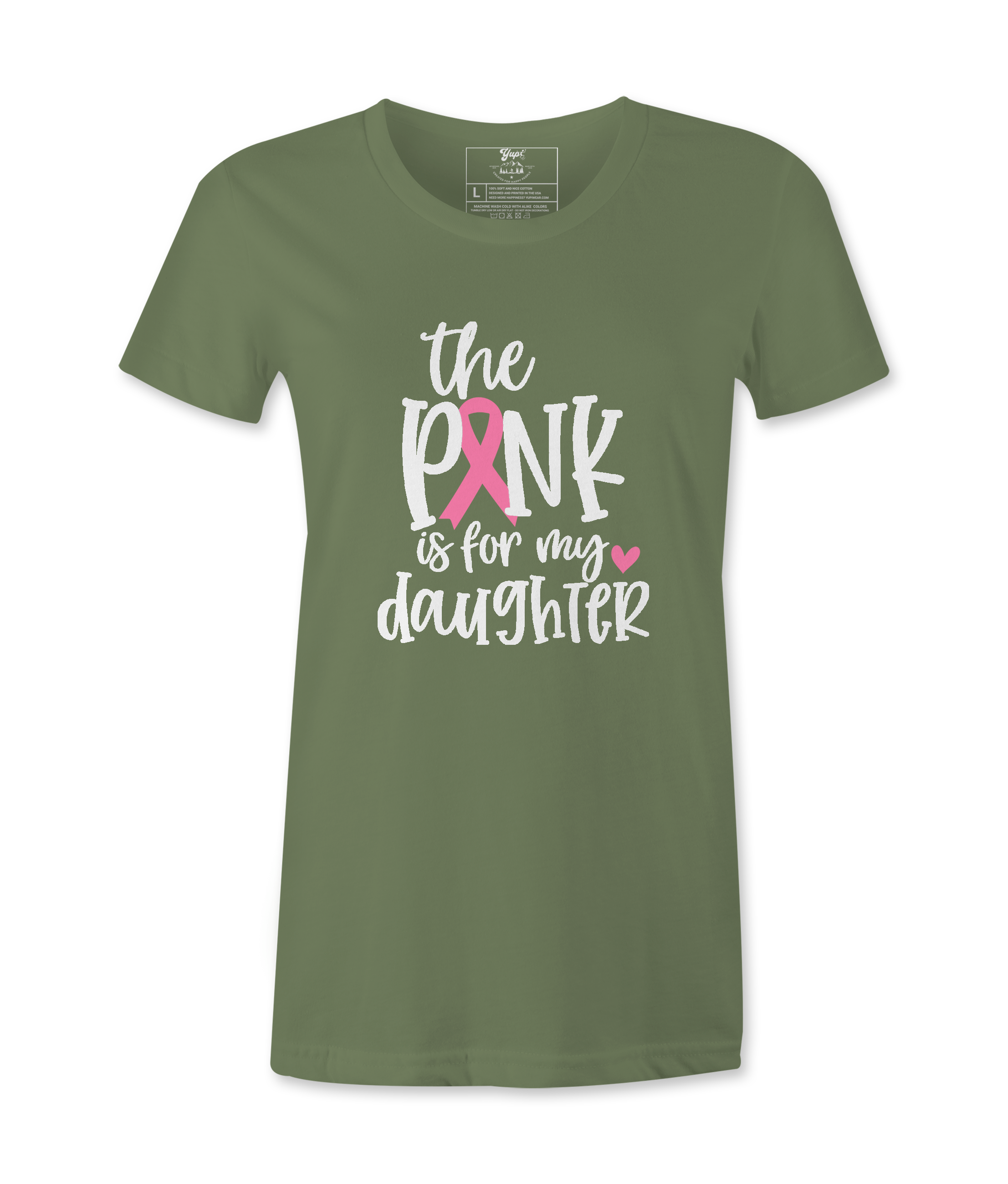 The Pink Is For My Daughter - T-shirt