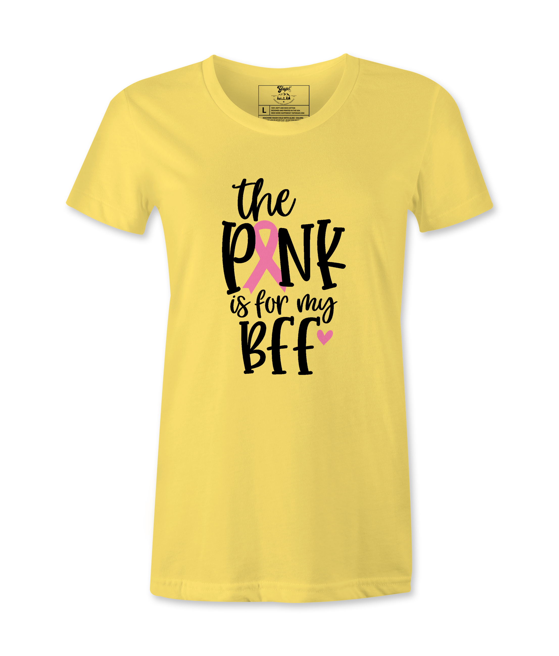 The Pink Is For My BFF - T-shirt