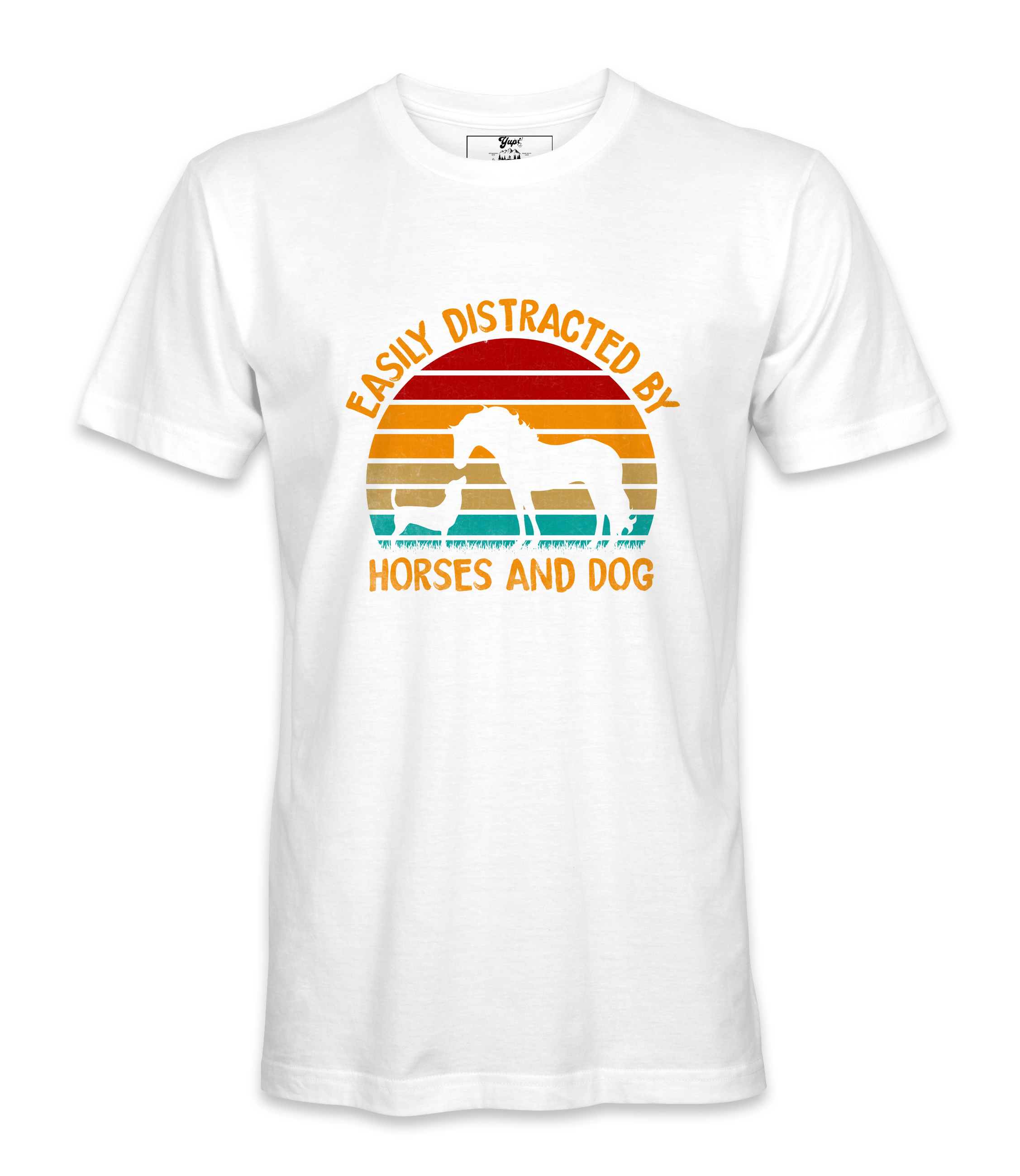 Easily Distracted By Horses .. - T-shirt