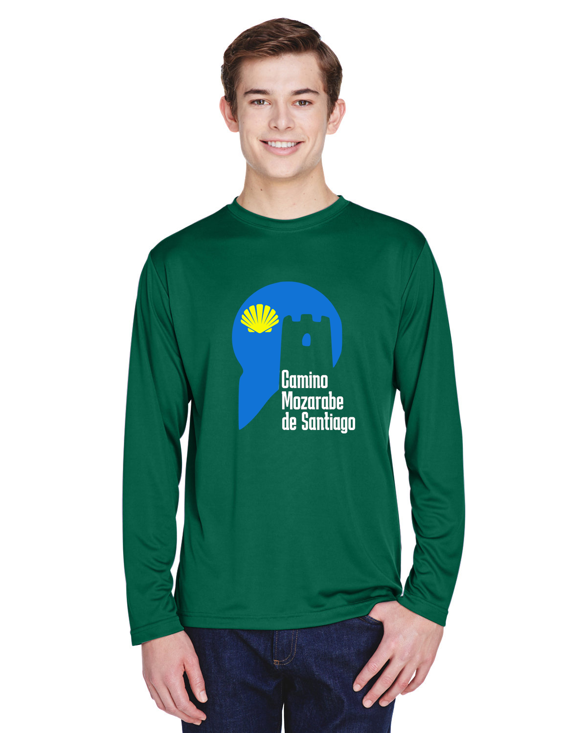Camino Mozarabe de Santiago  Performance Long Sleeve Shirt