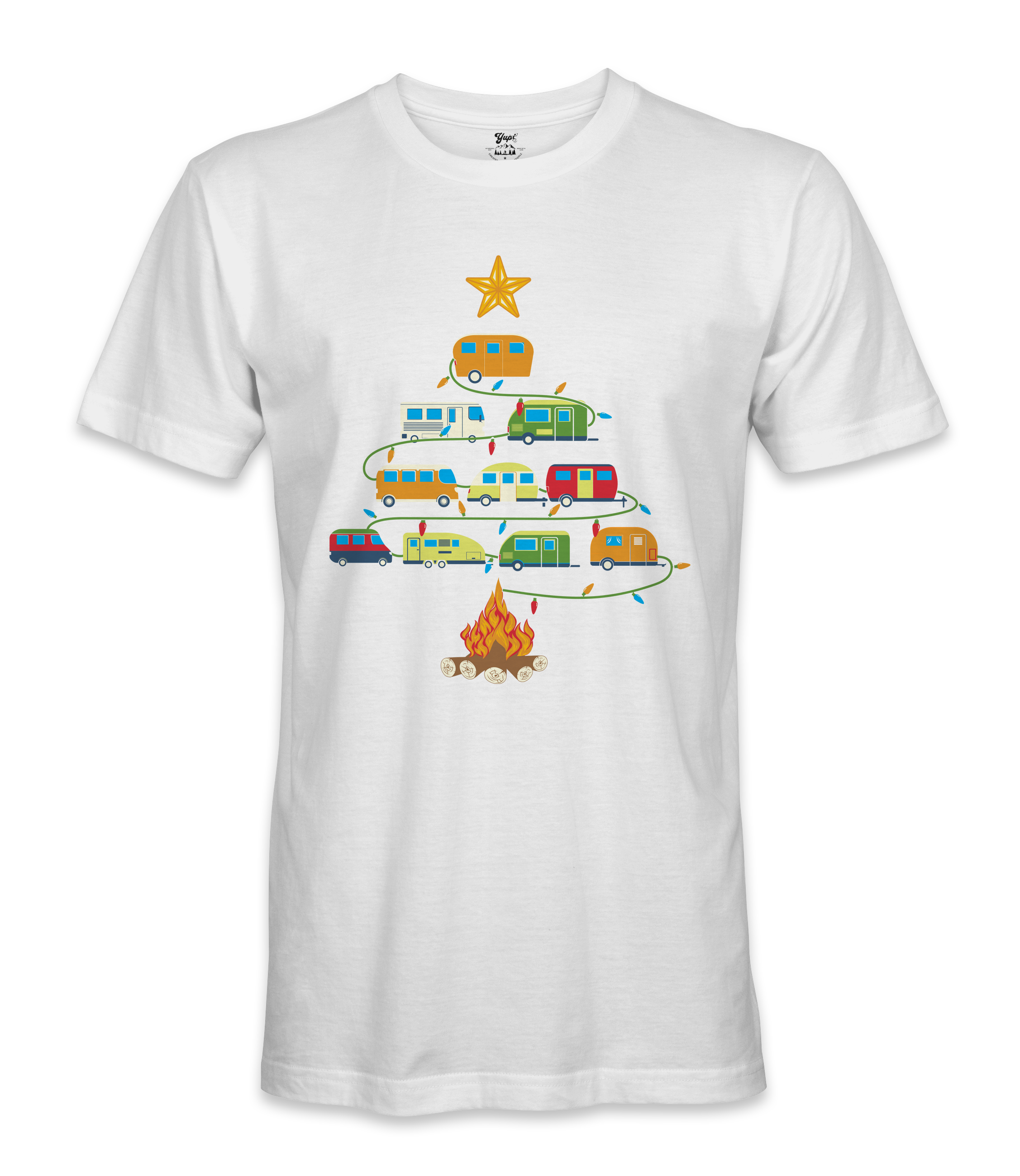 Camper Christmas Tree - RV Life - T-shirt