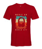 Music ON World Off - T-shirt