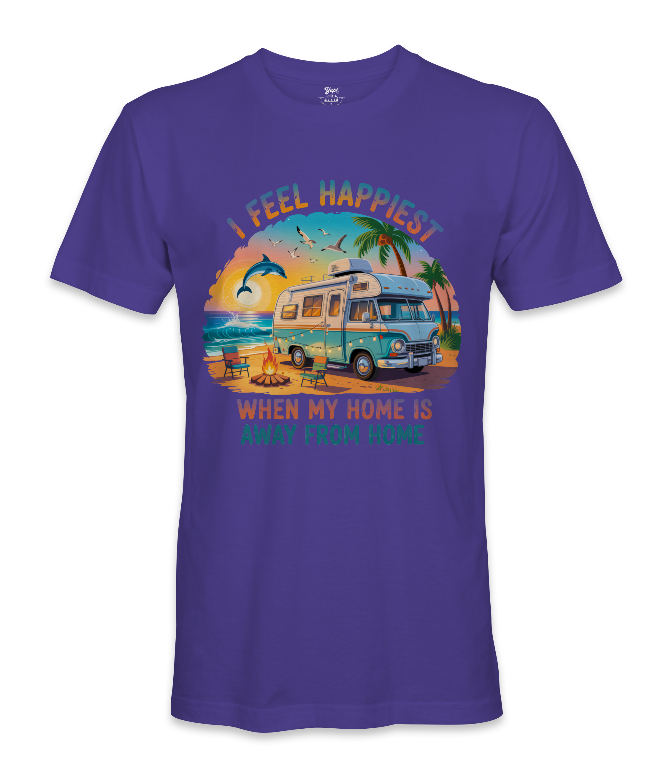 I Feel Happiest - RV Life - T-shirt