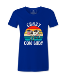 Crazy Cow Lady  - T-Shirt