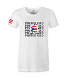 Puerto Rico Flag Female T-shirt