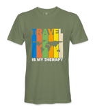 TravelIs My Therapy - T-shirt