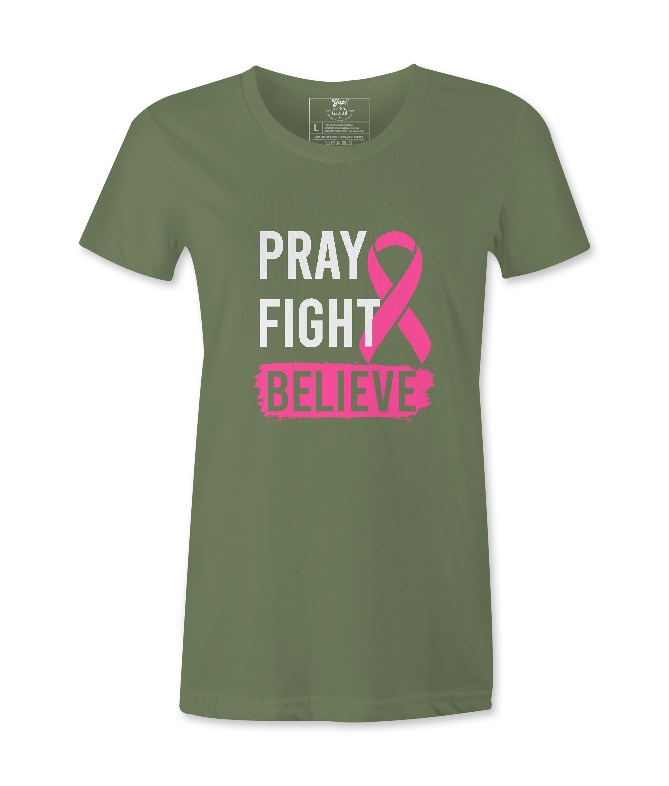 Pray Fight Believe - T-shirt